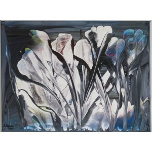 Keilrahmen 30x40cm.
Titel: Regenbogen effekt.